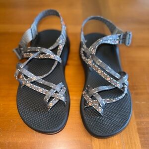 Chaos Golden Creed ZX2 Floral Double Strap Sandal Womens 7 Hiking Walking Comfy